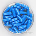 Size 0 light blue capsules shell